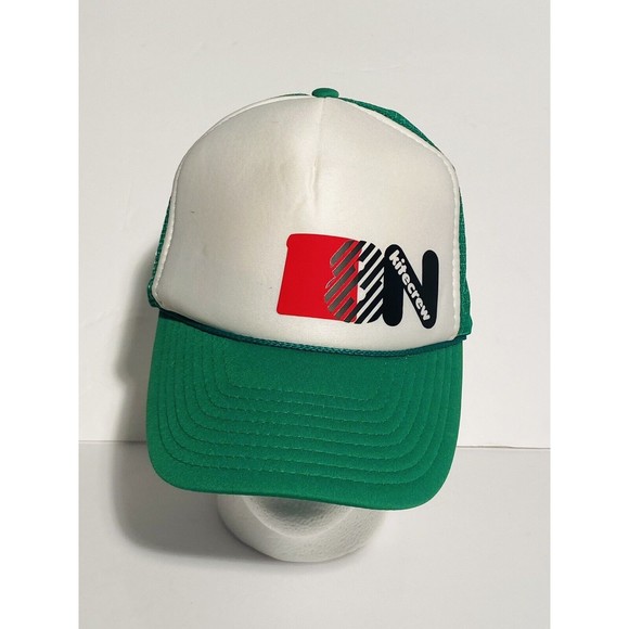 Vintage Nissin Snapback Mesh Foam Front Cap Hat Retro 8N Kitecrew 80 Graphics NH - Picture 1 of 10